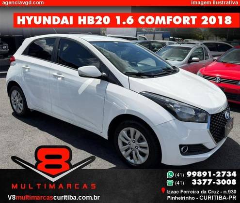 HYUNDAI HB20 1.6 5 ANOS 16V FLEX 4P AUTOMÁTICO